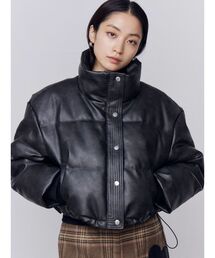 EMODA | フェイクレザーショートダウン(ダウンジャケット/コート)