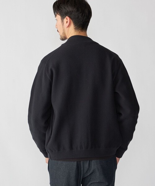 SHIPS（シップス）の「SHIPS: 〈手洗い可能〉SOLOTEX(R) ピケ ドライバーズ ニット（カーディガン/ボレロ・メンズ・ブラウン/ダークグレー/ネイビー・SMALL/MEDIUM/LARGE/X-LARGE）」の16枚目の写真