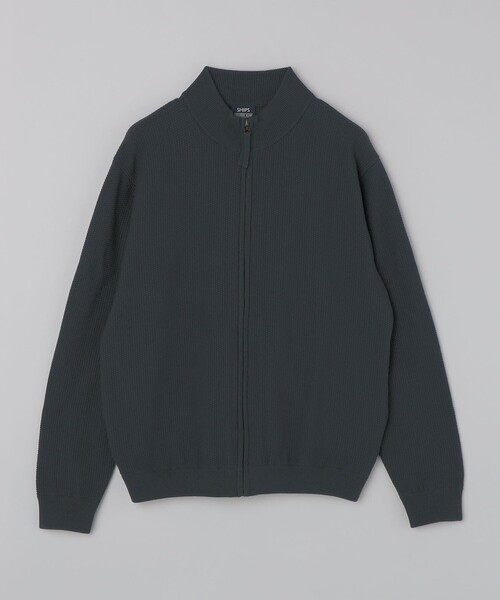 SHIPS（シップス）の「SHIPS: 〈手洗い可能〉SOLOTEX(R) ピケ ドライバーズ ニット（カーディガン/ボレロ・メンズ・ブラウン/ダークグレー/ネイビー・SMALL/MEDIUM/LARGE/X-LARGE）」の20枚目の写真