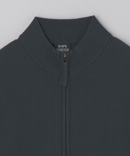 SHIPS（シップス）の「SHIPS: 〈手洗い可能〉SOLOTEX(R) ピケ ドライバーズ ニット（カーディガン/ボレロ・メンズ・ブラウン/ダークグレー/ネイビー・SMALL/MEDIUM/LARGE/X-LARGE）」の22枚目の写真