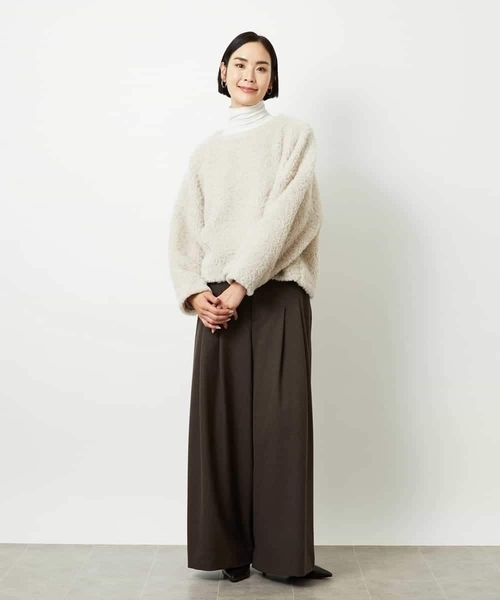 セール】チェック柄2タックワイドパンツ（その他パンツ）｜MICHEL