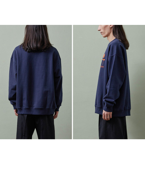 261EUI(261イーユーアイ)の「ORANGE COSMOS SWEATSHIRT NAVY(スウェット・メンズ・その他・1/2)」の6枚目の写真