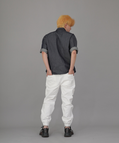 SAINTCREW(セントクルー)の「ボールドアンクルバンドカーゴジョガーパンツ BAC-328 ホワイト(スウェットパンツ・メンズ・その他・MEDIUM/LARGE/X-LARGE)」の7枚目の写真