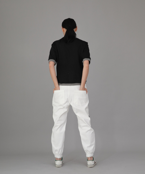 SAINTCREW(セントクルー)の「ボールドアンクルバンドカーゴジョガーパンツ BAC-328 ホワイト(スウェットパンツ・メンズ・その他・MEDIUM/LARGE/X-LARGE)」の4枚目の写真
