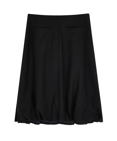 GIMMETHEYOUNG(キムミダヨン)の「G_TAILORED LEATHER MIDI SKIRT / BLACK(スカート・レディース・その他・SMALL/MEDIUM)」の3枚目の写真