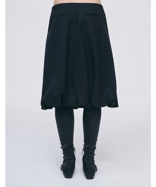 GIMMETHEYOUNG(キムミダヨン)の「G_TAILORED LEATHER MIDI SKIRT / BLACK(スカート・レディース・その他・SMALL/MEDIUM)」の4枚目の写真