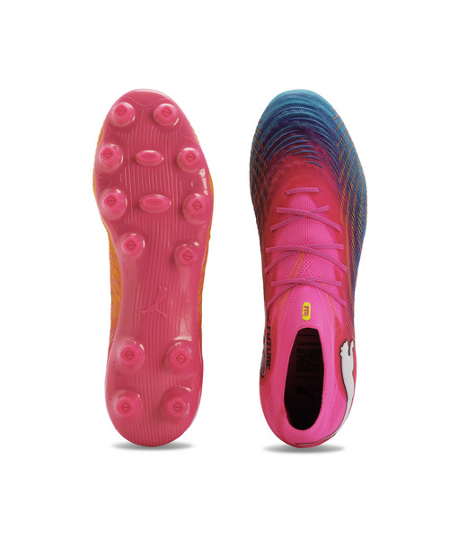 PUMA(プーマ)の「PUMA プーマ メンズ フューチャー 9 アルティメット HG/AG サッカースパイク(スニーカー・メンズ・クリアレッド/ブルー系その他・27.0cm/27.5cm/28.0cm/26.0cm/26.5cm/25.5cm)」の3枚目の写真