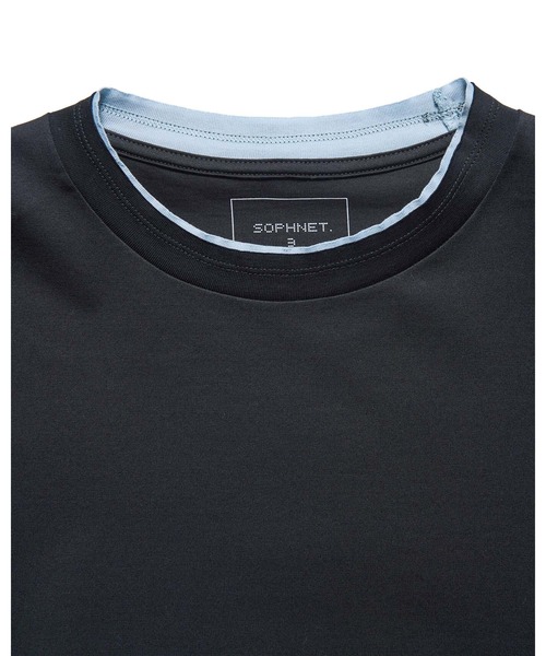 SOPHNET.（ソフネット）の「LUSTER COTTON DOUBLE RIB WIDE TEE（Tシャツ/カットソー・メンズ・ブラック/ホワイト/ブラウン・5/4/3/2/1）」の10枚目の写真
