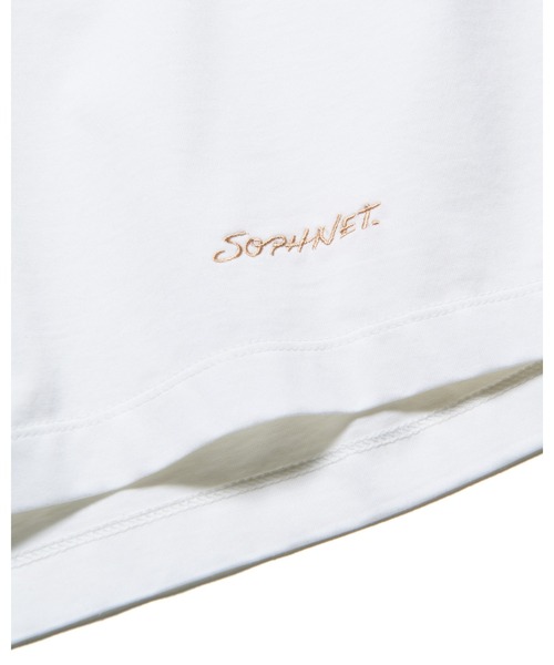 SOPHNET.（ソフネット）の「LUSTER COTTON DOUBLE RIB WIDE TEE（Tシャツ/カットソー・メンズ・ブラック/ホワイト/ブラウン・5/4/3/2/1）」の14枚目の写真