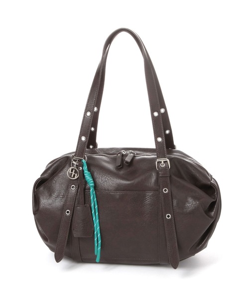 niko and...（ニコアンド）の「オリジナルソフトハトメボストンバッグ（ボストンバッグ・レディース・ダークブラウン/ブラック・0）」の5枚目の写真