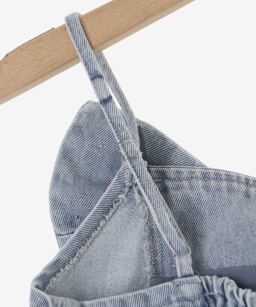 MAJESTIC LEGON（マジェスティックレゴン）の「ビッグリボンビジュービスチェ（キャミソール・レディース・サックスブルー/アイボリー/ピンクベージュ/ブラック・MEDIUM）」の13枚目の写真