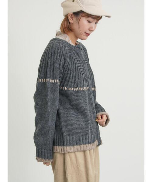 Samansa Mos2(サマンサ モスモス)の「◎襟フリルカットソー(Tシャツ/カットソー・レディース・グレー/オフホワイト/ベージュ/ブラック・F)」の19枚目の写真