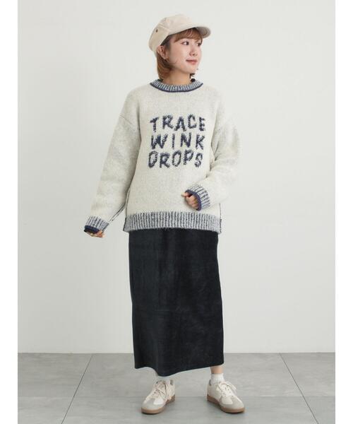 Samansa Mos2(サマンサ モスモス)の「◎襟フリルカットソー(Tシャツ/カットソー・レディース・グレー/オフホワイト/ベージュ/ブラック・F)」の12枚目の写真