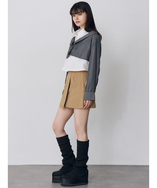 MURUA（ムルーア）の「ルージーソックブーツ（ブーツ・レディース・ブラック・22.5/23.5/24.5）」の4枚目の写真