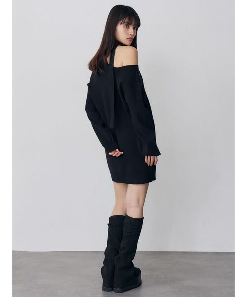 MURUA（ムルーア）の「ルージーソックブーツ（ブーツ・レディース・ブラック・22.5/23.5/24.5）」の8枚目の写真