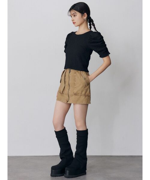 MURUA（ムルーア）の「ルージーソックブーツ（ブーツ・レディース・ブラック・22.5/23.5/24.5）」の13枚目の写真