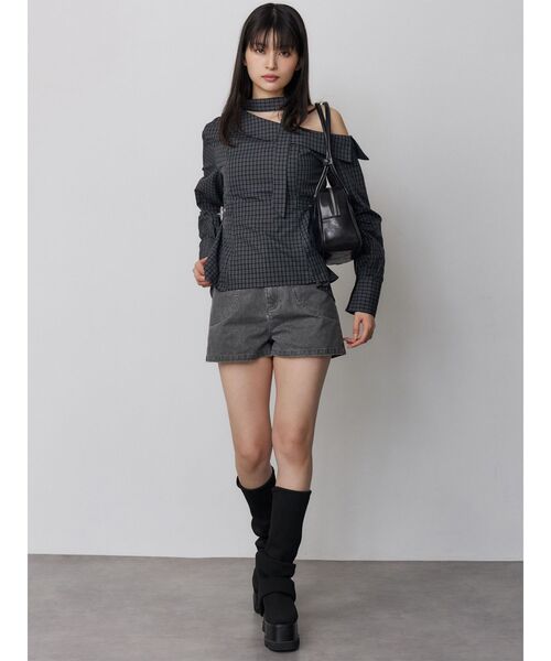 MURUA（ムルーア）の「ルージーソックブーツ（ブーツ・レディース・ブラック・22.5/23.5/24.5）」の15枚目の写真