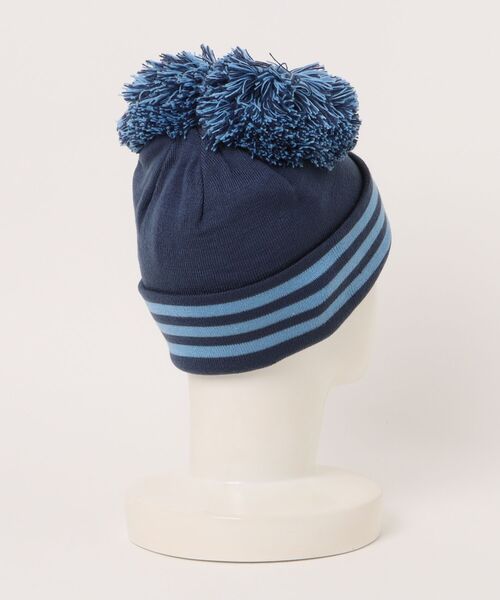 adidas(アディダス)の「AVAVAV POM POM BEANIE(ニットキャップ/ビーニー・レディース・ブルー・OSFA/OSFX)」の5枚目の写真