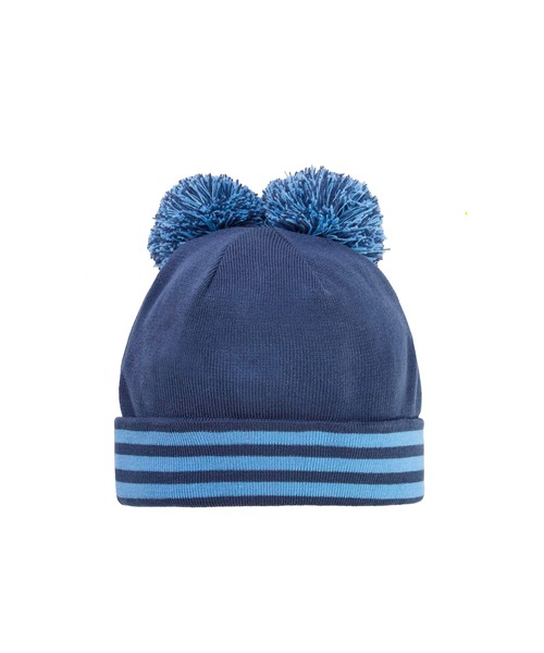 adidas(アディダス)の「AVAVAV POM POM BEANIE(ニットキャップ/ビーニー・レディース・ブルー・OSFA/OSFX)」の2枚目の写真