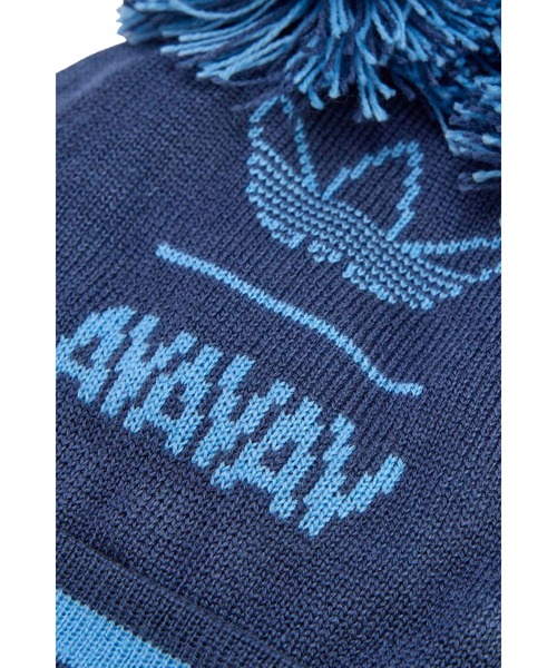 adidas(アディダス)の「AVAVAV POM POM BEANIE(ニットキャップ/ビーニー・レディース・ブルー・OSFA/OSFX)」の3枚目の写真