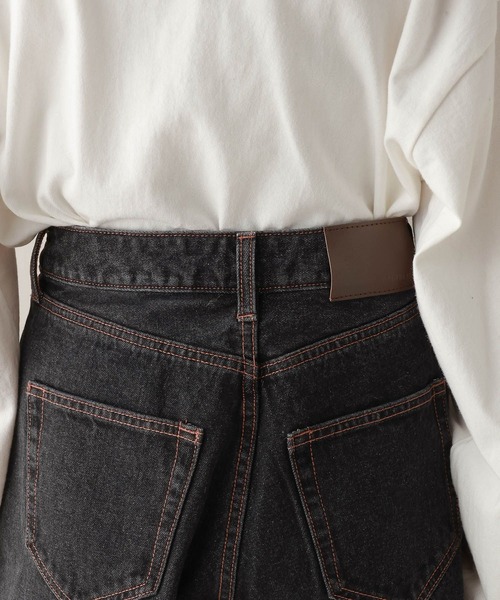 RAGEBLUE（レイジブルー）の「デニムタックワイドパンツ（デニムパンツ・レディース・ブルー/ブラック/ピンク・MEDIUM）」の22枚目の写真