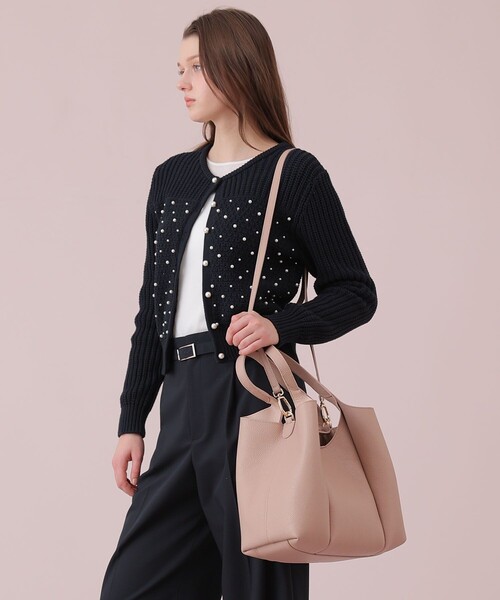 ANAYI(アナイ)の「◇ショルダートートバッグ(トートバッグ・レディース・チャコールグレー/ピンクベージュ/ブラック・FREE)」の13枚目の写真