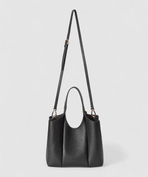 ANAYI(アナイ)の「◇ショルダートートバッグ(トートバッグ・レディース・チャコールグレー/ピンクベージュ/ブラック・FREE)」の7枚目の写真