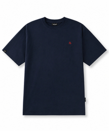 スモールハートリラックスフィットモーダル半袖Tシャツ[ネイビー]