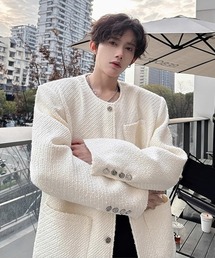 Ressaca（レサーカ）の「ツイードノーカラージャケット（ノーカラージャケット）」