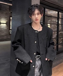 Ressaca（レサーカ）の「ツイードノーカラージャケット（ノーカラージャケット）」