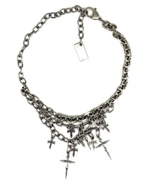 NOVESSEL（ノベセル）の「A'GEM/9 × .kom『NOVESSEL/ノベセル』多重クロスネックレス（ネックレス）」