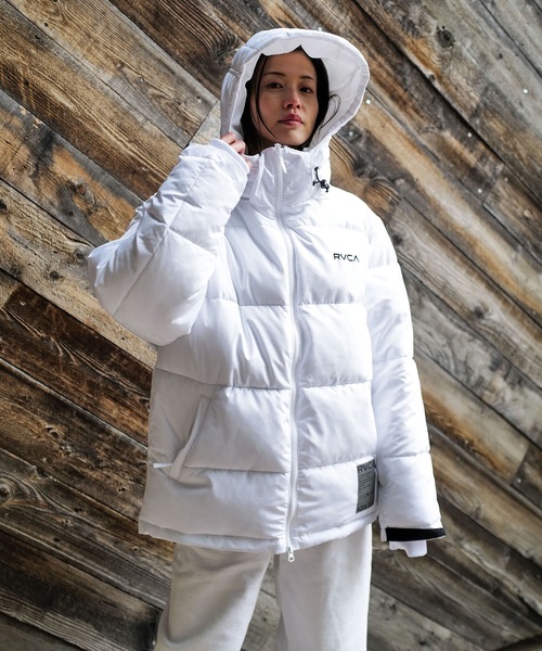 RVCA(ルーカ)の「RVCA メンズ RVCA×AZUL PUFFER JKT ジャケット 【2025年秋冬モデル】/ルーカアズールコラボパフジャケット(ブルゾン・メンズ・カモフラージュ/ブラック/ホワイト・MEDIUM/LARGE)」の10枚目の写真