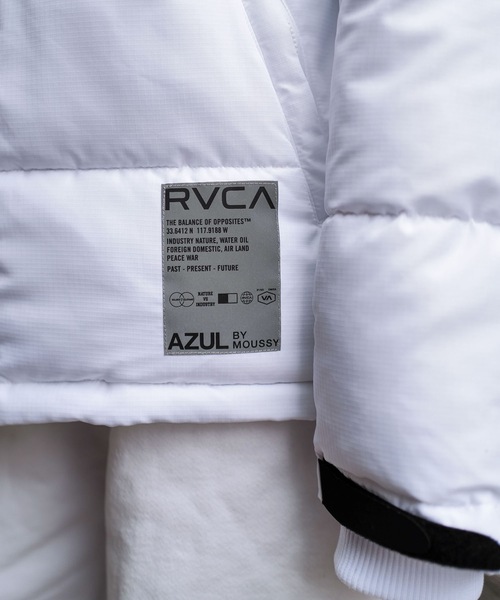 RVCA(ルーカ)の「RVCA メンズ RVCA×AZUL PUFFER JKT ジャケット 【2025年秋冬モデル】/ルーカアズールコラボパフジャケット(ブルゾン・メンズ・カモフラージュ/ブラック/ホワイト・MEDIUM/LARGE)」の18枚目の写真