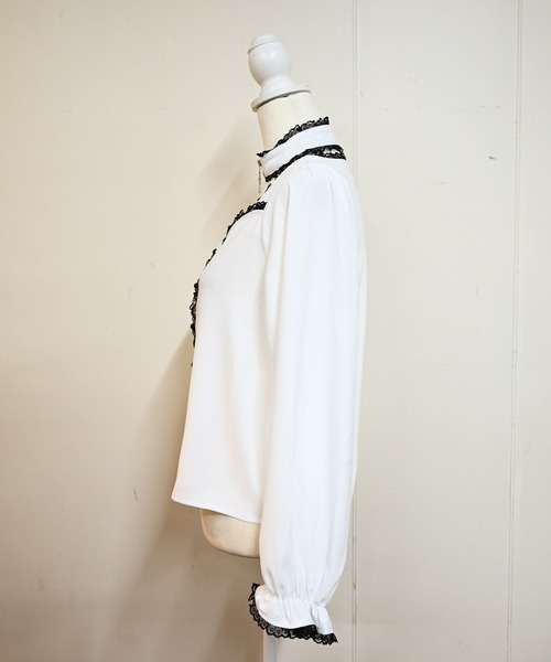 MA*RS（アメーバーマーズ）の「クロスチョーカー付きブラウス（シャツ/ブラウス・レディース・ブラック/ピンク/ホワイト・FREE）」の15枚目の写真