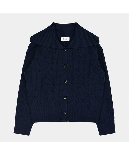 PIGMENT(ピグメント)の「ホリデーコットンカーディガン (ZYCD251013)(カーディガン/ボレロ・レディース・チャコール/グリーン/レッド/ネイビー・FREE)」の3枚目の写真