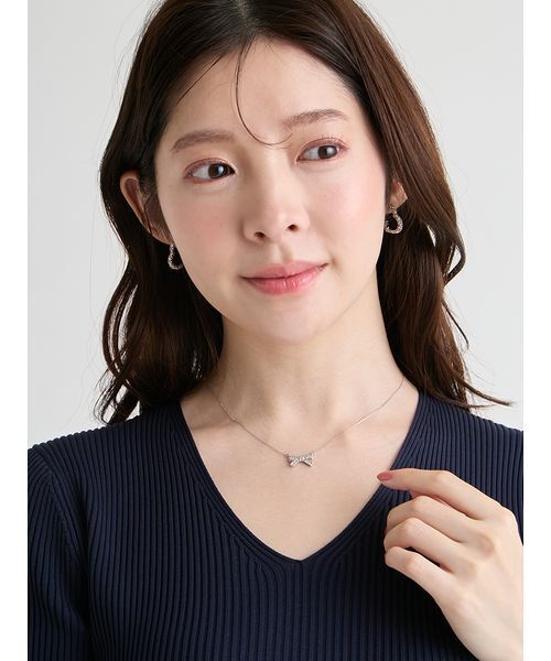 CELFORD(セルフォード)の「ビジューリボンネックレス(ネックレス・レディース・ゴールド/シルバー・F)」の7枚目の写真