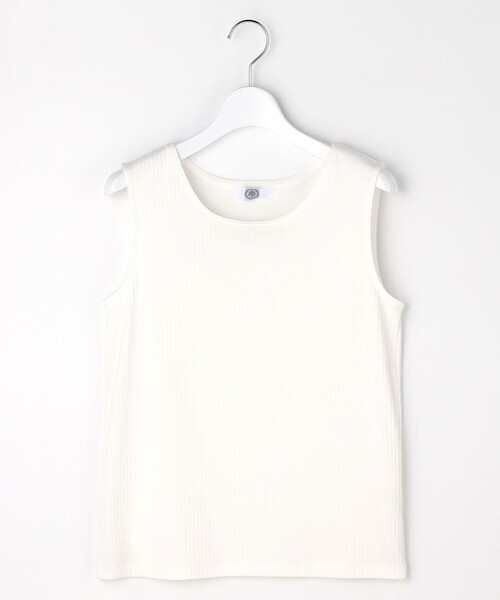 J.PRESS Ladies(J.プレス レディス)の「針抜きフライス ノースリーブ カットソー(Tシャツ/カットソー・レディース・ホワイト系/ライトグレー系/ブラック系・SMALL)」の20枚目の写真