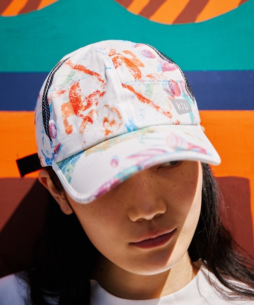 KiU（キウ）の「キウ クイックドライキャップ-2ND-　吸水速乾（キャップ・レディース・ホワイト系その他/ブルー系その他/ブラック・FREE）」の7枚目の写真