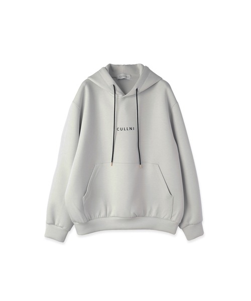 CULLNI（クルニ）の「CULLNI Logo Embroidery Hoodie（パーカー・メンズ・ネイビー/ブラック/グリーン/ライトグレー系・2/1/0）」の3枚目の写真