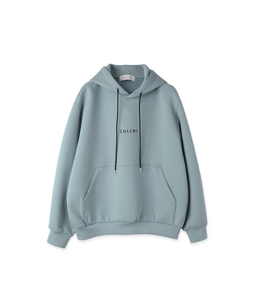 CULLNI（クルニ）の「CULLNI Logo Embroidery Hoodie（パーカー・メンズ・ネイビー/ブラック/グリーン/ライトグレー系・2/1/0）」の4枚目の写真