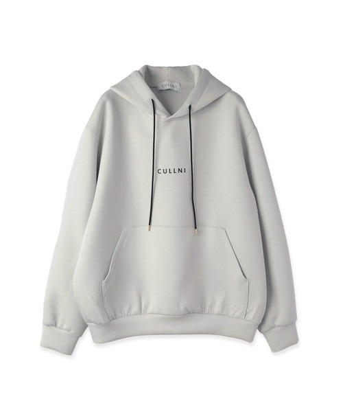 CULLNI（クルニ）の「CULLNI Logo Embroidery Hoodie（パーカー・メンズ・ネイビー/ブラック/グリーン/ライトグレー系・2/1/0）」の6枚目の写真