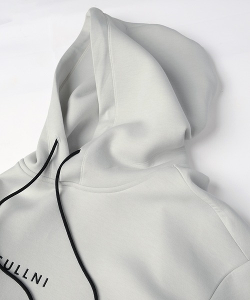 CULLNI（クルニ）の「CULLNI Logo Embroidery Hoodie（パーカー・メンズ・ネイビー/ブラック/グリーン/ライトグレー系・2/1/0）」の7枚目の写真