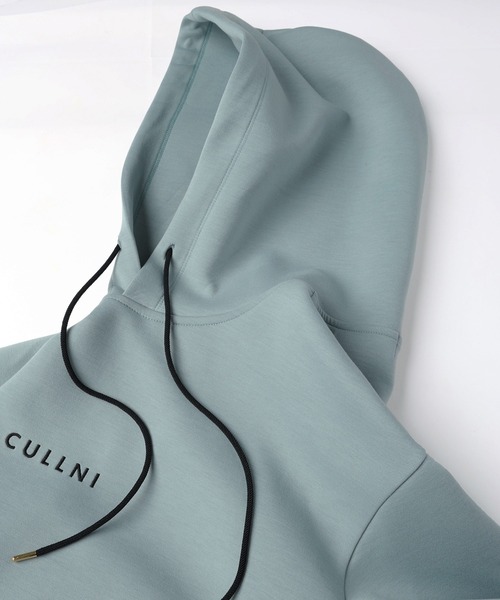 CULLNI（クルニ）の「CULLNI Logo Embroidery Hoodie（パーカー・メンズ・ネイビー/ブラック/グリーン/ライトグレー系・2/1/0）」の12枚目の写真