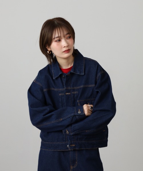 ATELANE / 11.5oz デニム トラッカージャケット（デニムジャケット