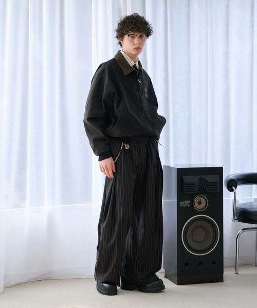 soerte（ソエルテ）の「Heritage Duck Work Jacket with Corduroy Collar / ヘリテージダックワークジャケット（ブルゾン・メンズ・ブラック/ブラウン・1/2/3）」の12枚目の写真