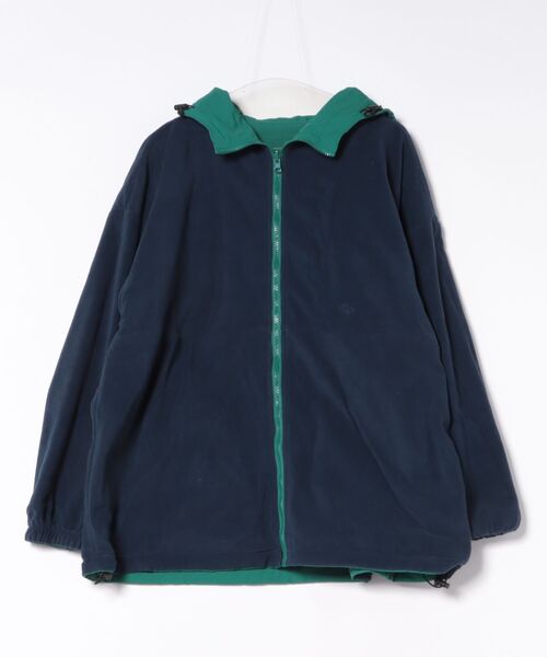 Ocean Pacific(オーシャンパシフィック)の「【OP:オーピー】レディース フリース 2Way ジャケット リバーシブル ナイロン フリース ブルゾン ジップパーカー(ブルゾン・レディース・グリーン/ピンク・LARGE/MEDIUM)」の5枚目の写真