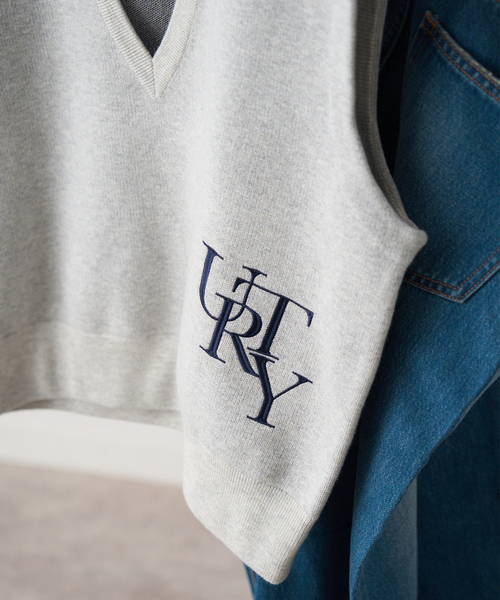 JOURNAL STANDARD（ジャーナルスタンダード）の「《追加2》ダブルニット ベスト（ベスト・レディース・ライトグレー/ネイビー・FREE）」の11枚目の写真