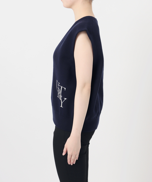 JOURNAL STANDARD（ジャーナルスタンダード）の「《追加2》ダブルニット ベスト（ベスト・レディース・ライトグレー/ネイビー・FREE）」の13枚目の写真