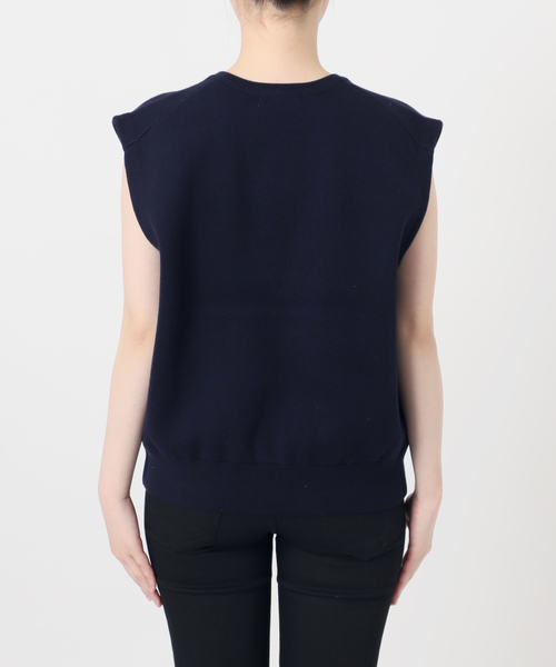 JOURNAL STANDARD（ジャーナルスタンダード）の「《追加2》ダブルニット ベスト（ベスト・レディース・ライトグレー/ネイビー・FREE）」の14枚目の写真