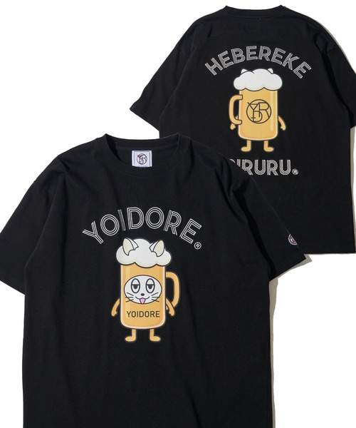 ADPOSION（アドポーション）の「【YOIDORE】ビルル君Tシャツ / グラフィックプリント クルーネックTシャツ（Tシャツ/カットソー・メンズ・ブラック/ライトグリーン/ホワイト・X-LARGE/LARGE/MEDIUM）」の2枚目の写真